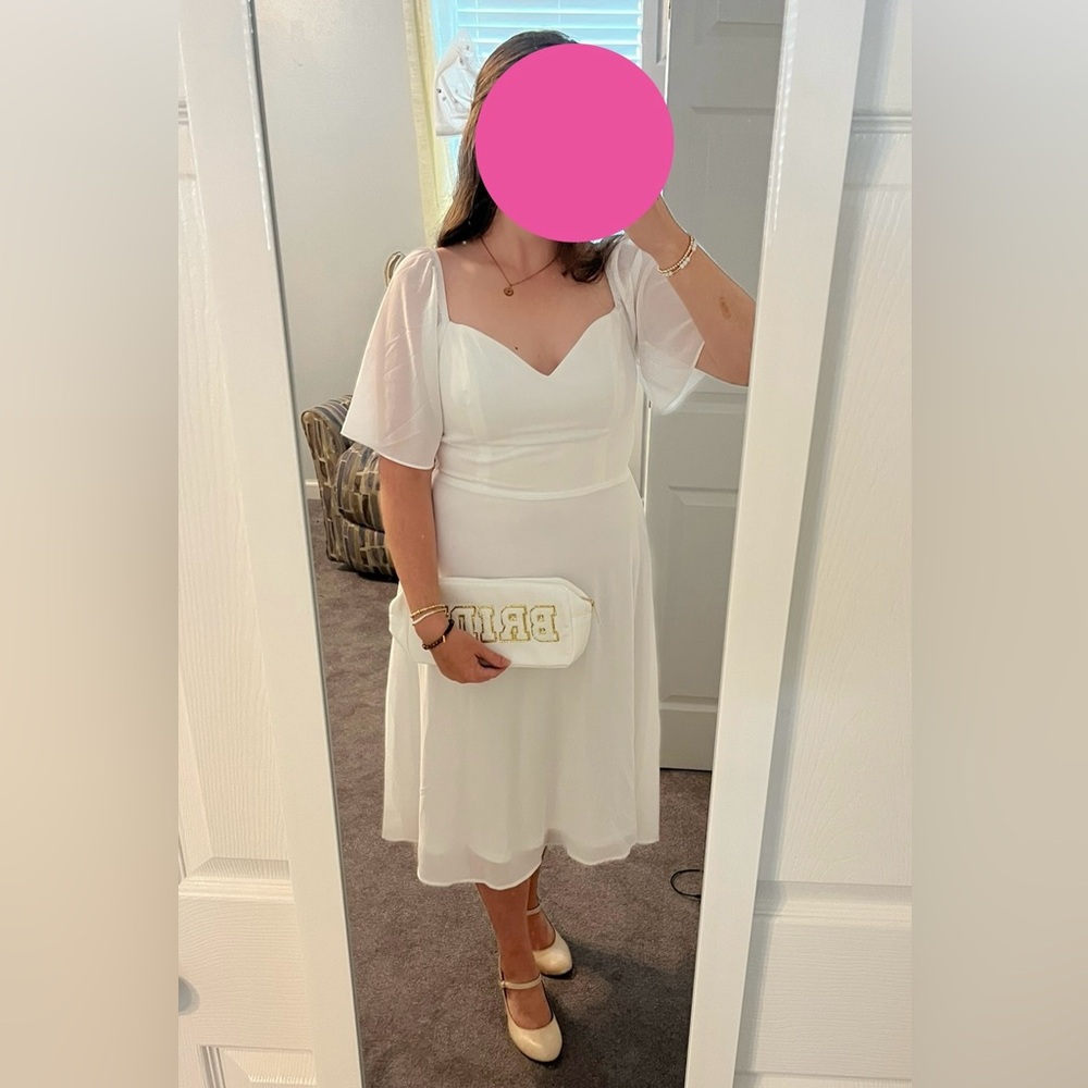 Baltic Born White Midi Dress